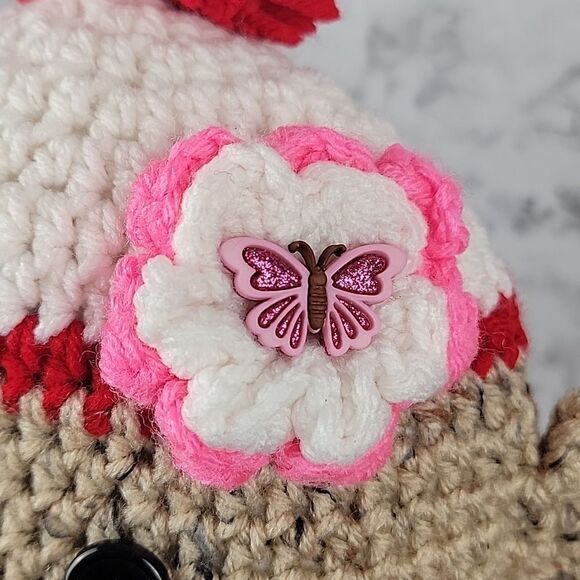 Handmade sock monkey beanie kids - Picture 4 of 8